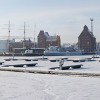 Hafen im Schnee