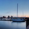 Abendstimmung am Hafen