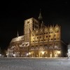 Alter Markt bei Nacht und Schnee