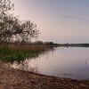 P�tter See am Abend